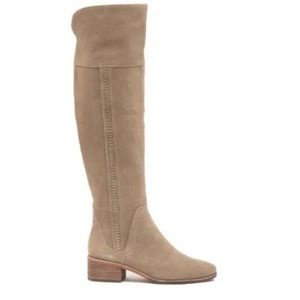 TAUPE VINCE CAMUTO KOCHELDA OVER-THE-KNEE BOOT